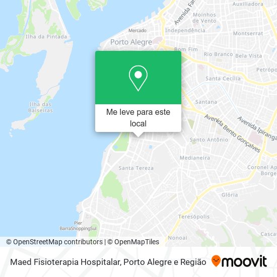 Maed Fisioterapia Hospitalar mapa