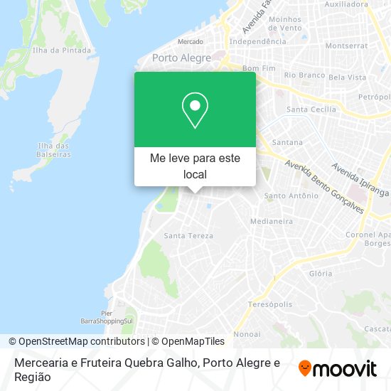 Mercearia e Fruteira Quebra Galho mapa