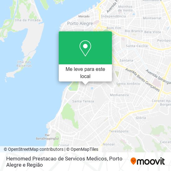 Hemomed Prestacao de Servicos Medicos mapa