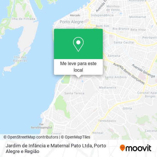 Jardim de Infância e Maternal Pato Ltda mapa