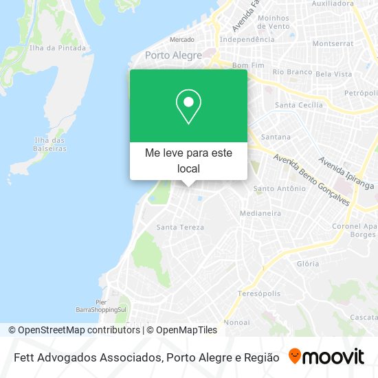 Fett Advogados Associados mapa