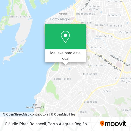 Cláudio Pires Bolaseell mapa