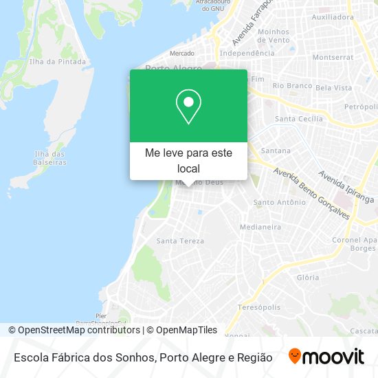 Escola Fábrica dos Sonhos mapa