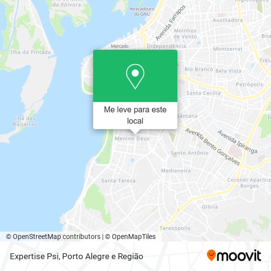 Expertise Psi mapa