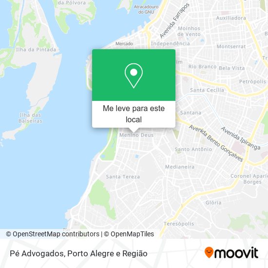 Pé Advogados mapa