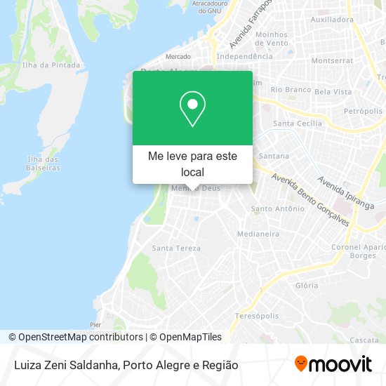 Luiza Zeni Saldanha mapa