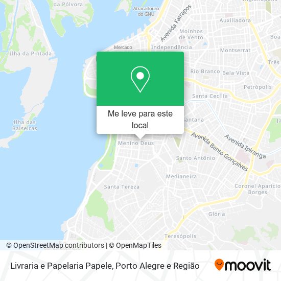 Livraria e Papelaria Papele mapa