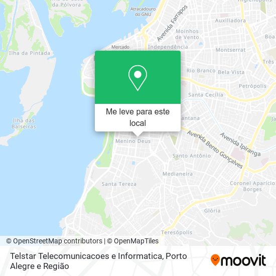 Telstar Telecomunicacoes e Informatica mapa