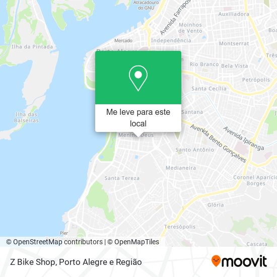 Z Bike Shop mapa