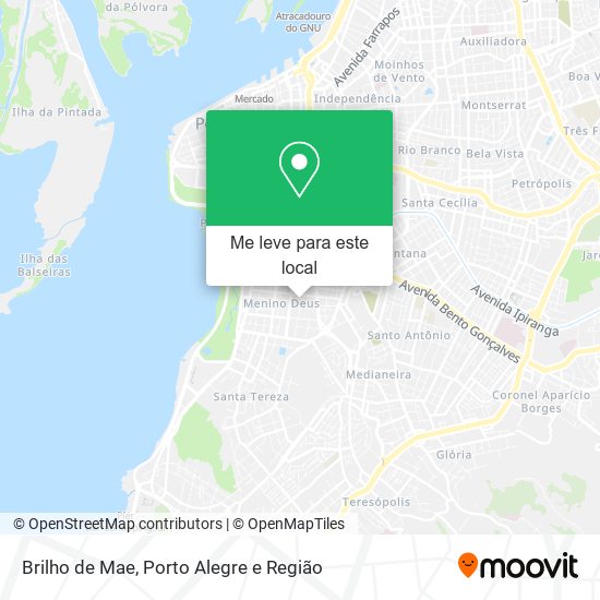 Brilho de Mae mapa