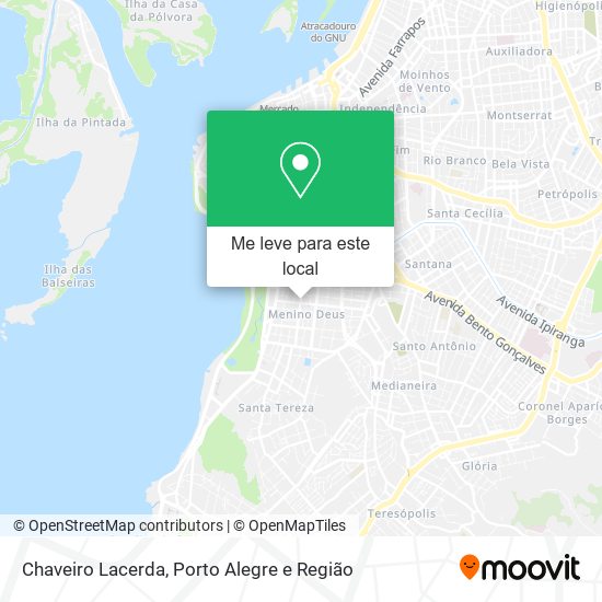 Chaveiro Lacerda mapa
