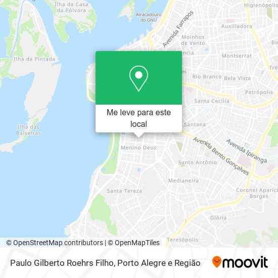 Paulo Gilberto Roehrs Filho mapa