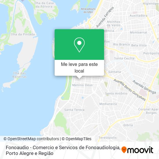 Fonoaudio - Comercio e Servicos de Fonoaudiologia mapa