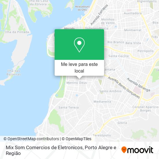 Mix Som Comercios de Eletronicos mapa