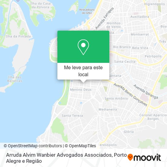 Arruda Alvim Wanbier Advogados Associados mapa