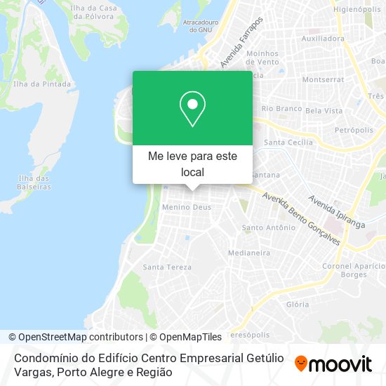 Condomínio do Edifício Centro Empresarial Getúlio Vargas mapa