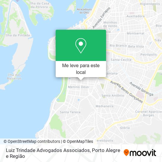 Luiz Trindade Advogados Associados mapa
