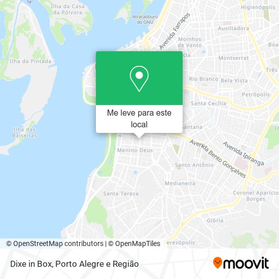 Dixe in Box mapa