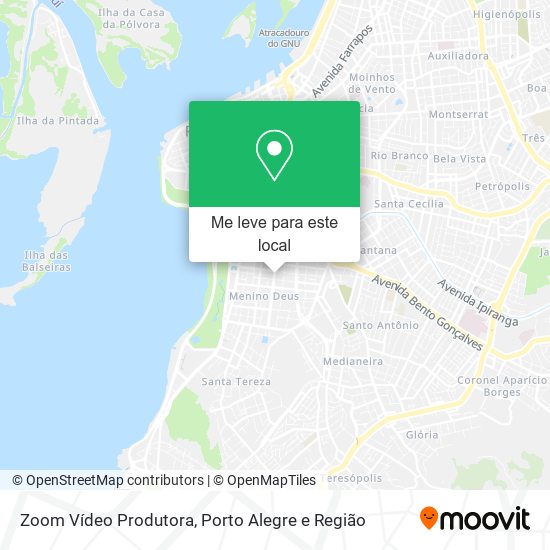 Zoom Vídeo Produtora mapa