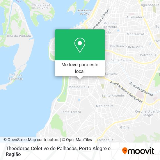 Theodoras Coletivo de Palhacas mapa