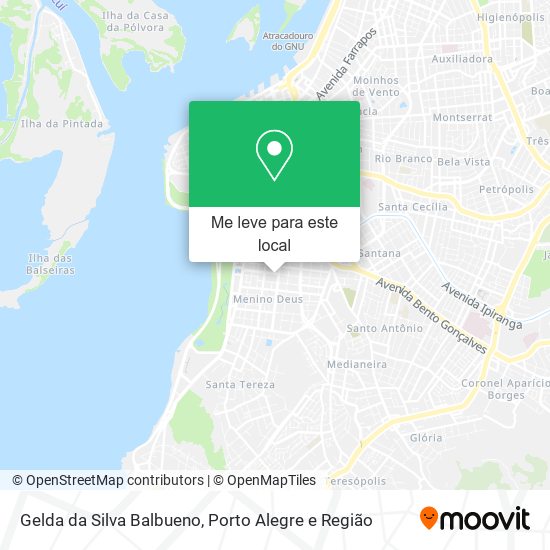 Gelda da Silva Balbueno mapa