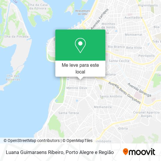 Luana Guimaraens Ribeiro mapa
