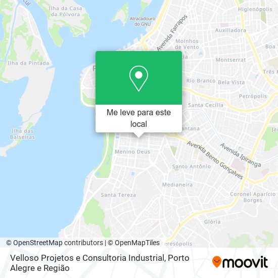 Velloso Projetos e Consultoria Industrial mapa