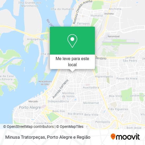 Minusa Tratorpeças mapa