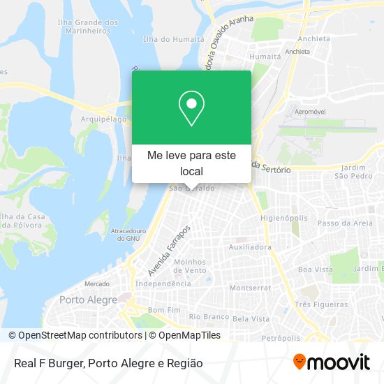 Real F Burger mapa