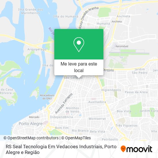 RS Seal Tecnologia Em Vedacoes Industriais mapa