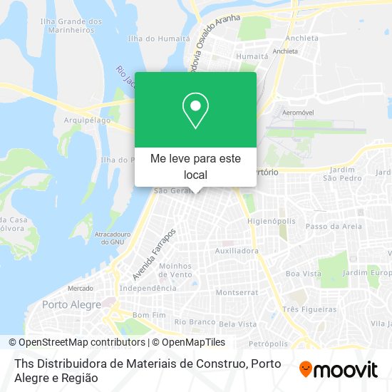 Ths Distribuidora de Materiais de Construo mapa