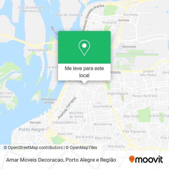 Amar Moveis Decoracao mapa