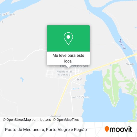 Posto da Medianeira mapa