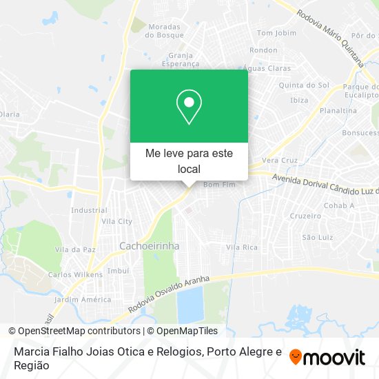 Marcia Fialho Joias Otica e Relogios mapa