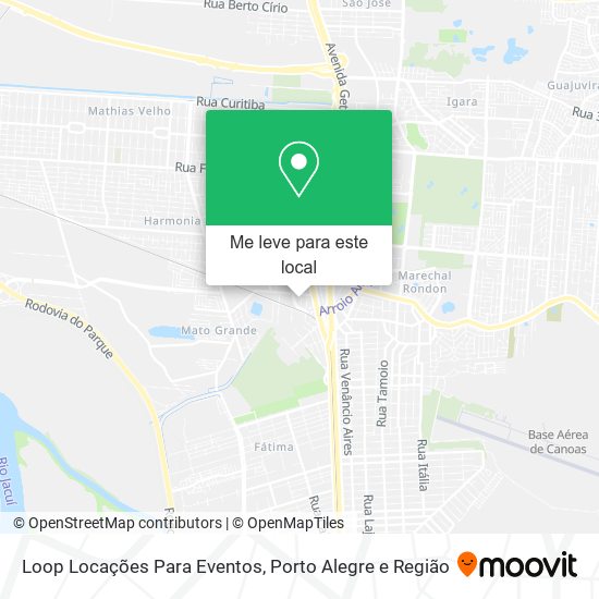 Loop Locações Para Eventos mapa