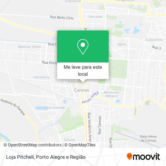 Loja Pitcheli mapa