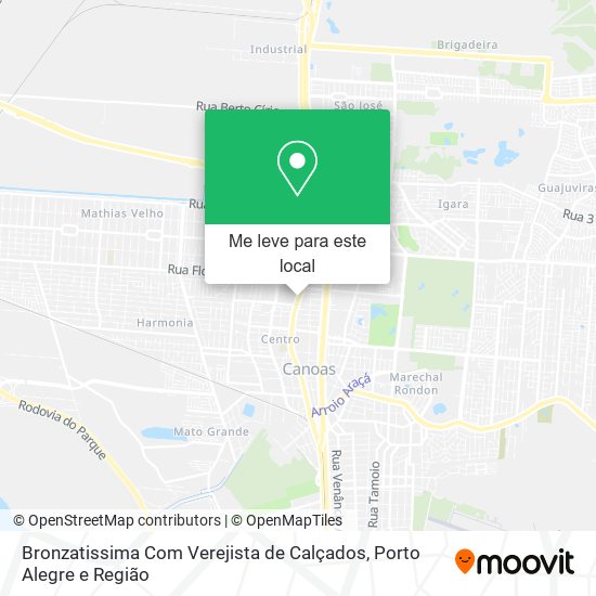 Bronzatissima Com Verejista de Calçados mapa