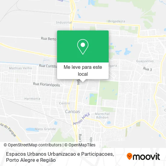 Espacos Urbanos Urbanizacao e Participacoes mapa