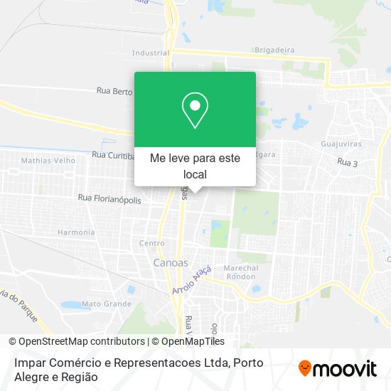 Impar Comércio e Representacoes Ltda mapa