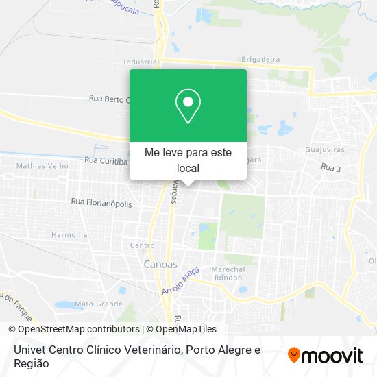 Univet Centro Clínico Veterinário mapa