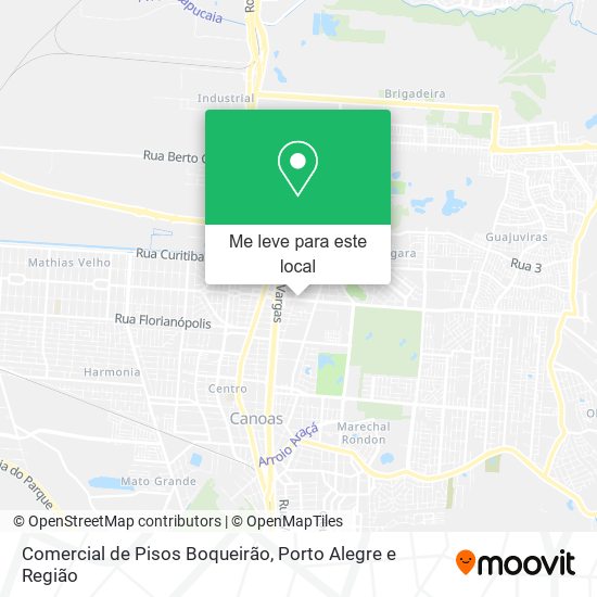 Comercial de Pisos Boqueirão mapa