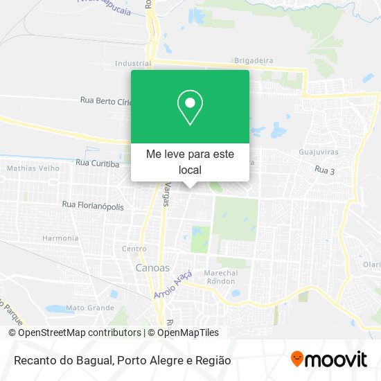 Recanto do Bagual mapa