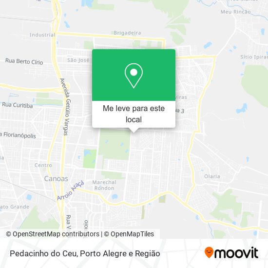 Pedacinho do Ceu mapa