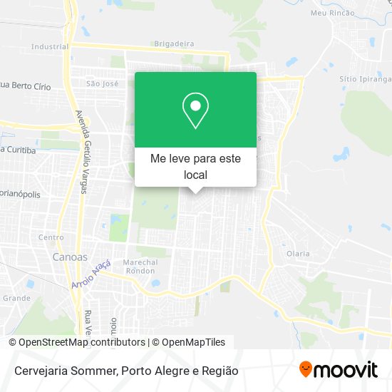 Cervejaria Sommer mapa