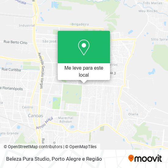 Beleza Pura Studio mapa