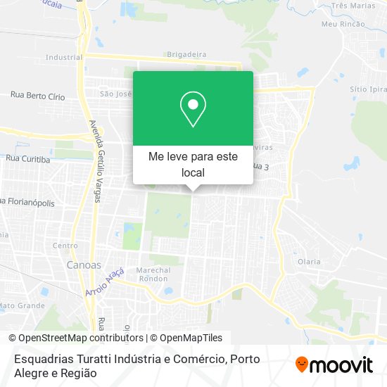 Esquadrias Turatti Indústria e Comércio mapa