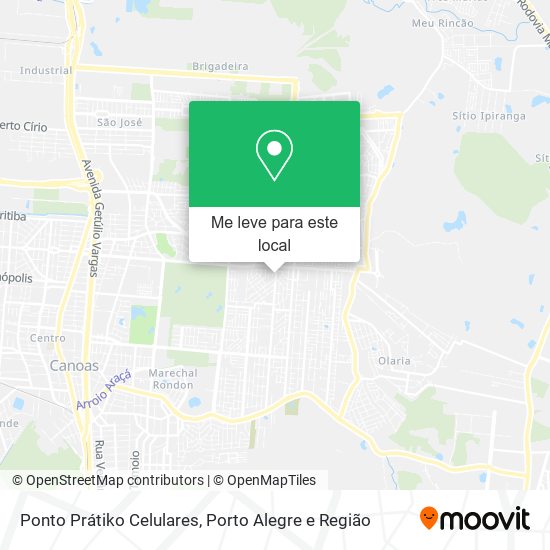 Ponto Prátiko Celulares mapa