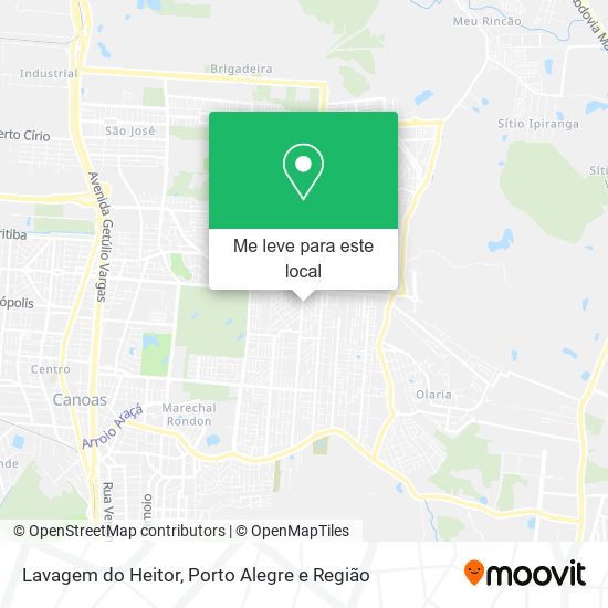 Lavagem do Heitor mapa