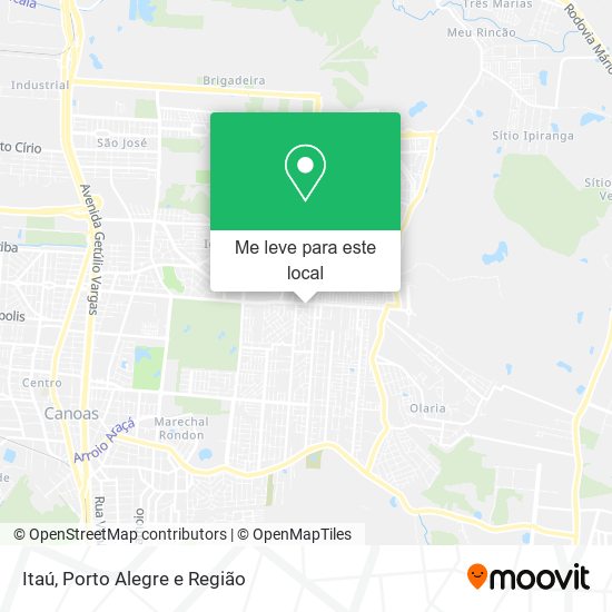 Itaú mapa