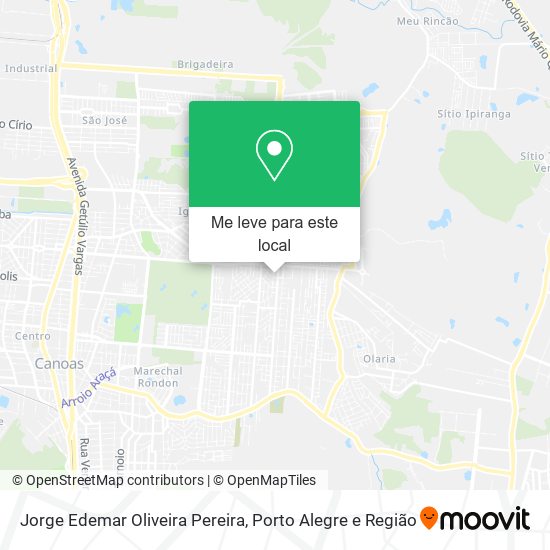 Jorge Edemar Oliveira Pereira mapa